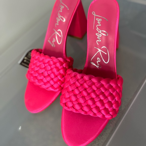 NWT London Rag braided block sandals 8.5 - Picture 5 of 5